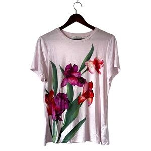 Ted Baker Besalu Printed Boxy Tee size 6